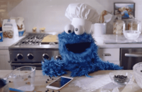 Cookie Monster - TV ad.